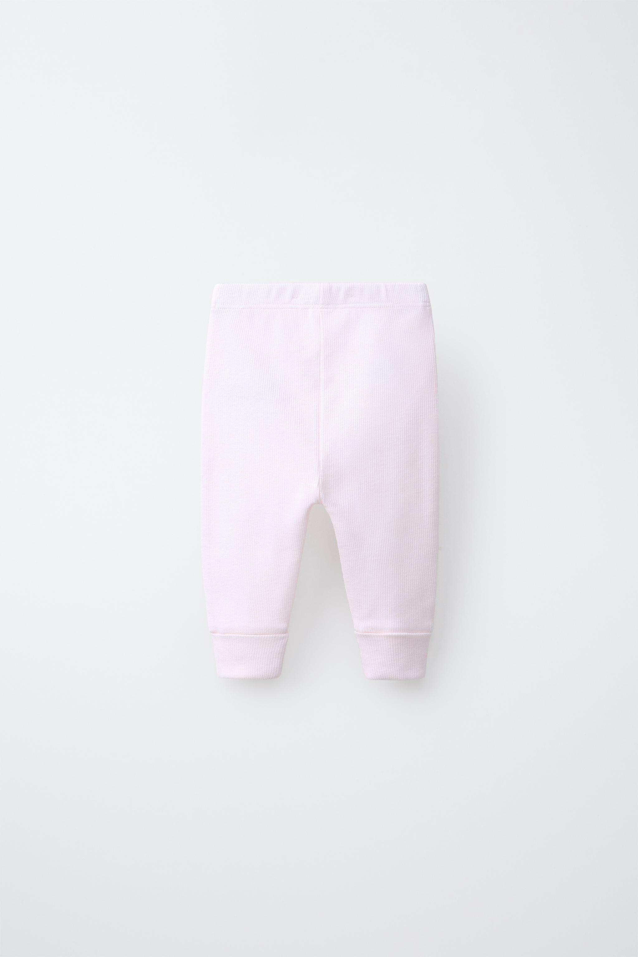 THREE-PACK OF RIBBED LEGGINGS